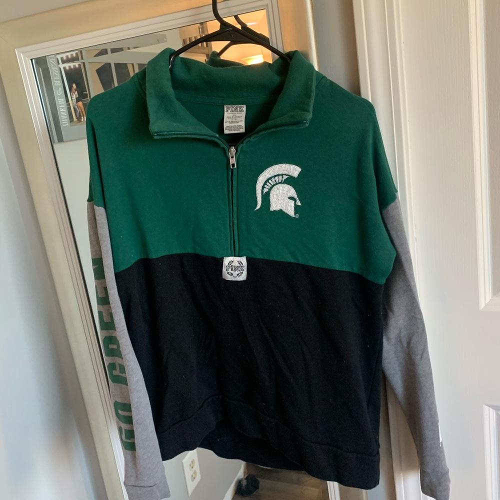HALF ZIP SWEATSHIRT